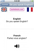 Talking French Phrasebook for iPhone