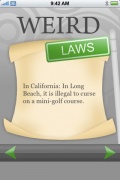 Weird Laws FREE for iPhone