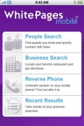 WhitePages Mobile for iPhone